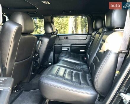 Черный Хаммер Н2, объемом двигателя 6 л и пробегом 121 тыс. км за 35000 $, фото 29 на Automoto.ua