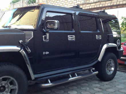 Черный Хаммер Н2, объемом двигателя 6 л и пробегом 81 тыс. км за 28997 $, фото 1 на Automoto.ua