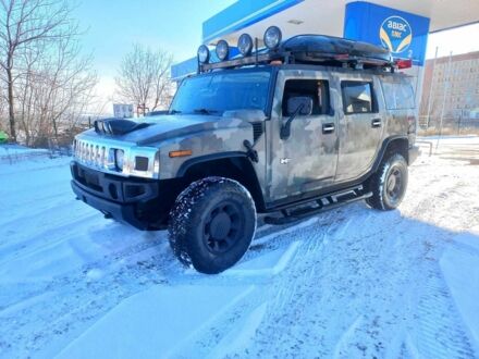 Черный Хаммер Н2, объемом двигателя 6 л и пробегом 229 тыс. км за 9500 $, фото 1 на Automoto.ua