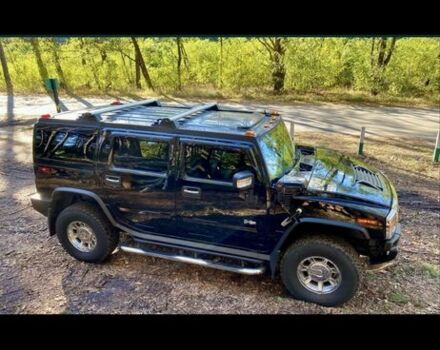 Черный Хаммер Н2, объемом двигателя 6 л и пробегом 200 тыс. км за 17500 $, фото 1 на Automoto.ua