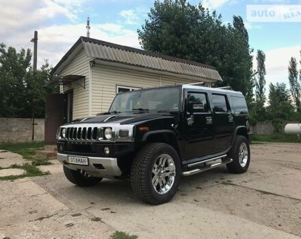 Черный Хаммер Н2, объемом двигателя 6.2 л и пробегом 270 тыс. км за 35000 $, фото 1 на Automoto.ua