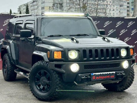 Черный Хаммер Н3, объемом двигателя 3.65 л и пробегом 280 тыс. км за 16500 $, фото 1 на Automoto.ua