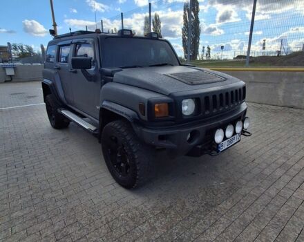 Серый Хаммер Н3, объемом двигателя 3.7 л и пробегом 220 тыс. км за 13500 $, фото 3 на Automoto.ua