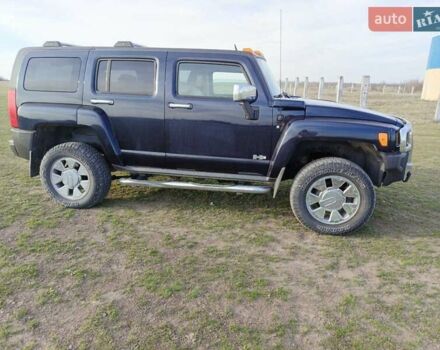 Синий Хаммер Н3, объемом двигателя 3.5 л и пробегом 128 тыс. км за 16200 $, фото 1 на Automoto.ua