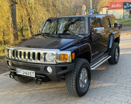 Синий Хаммер Н3, объемом двигателя 3.7 л и пробегом 252 тыс. км за 14500 $, фото 1 на Automoto.ua