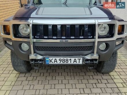 Синий Хаммер Н3, объемом двигателя 3.5 л и пробегом 128 тыс. км за 14700 $, фото 1 на Automoto.ua