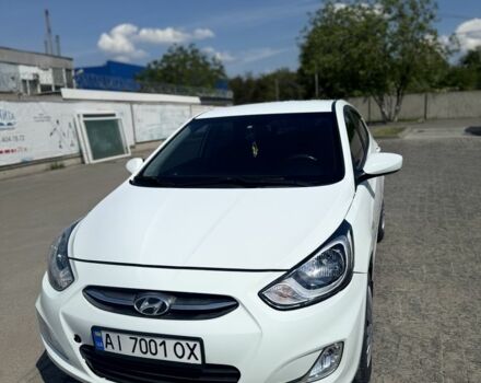 Белый Хендай Акцент, объемом двигателя 1.4 л и пробегом 198 тыс. км за 6000 $, фото 1 на Automoto.ua