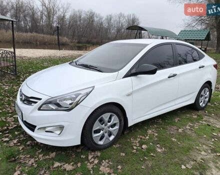 Белый Хендай Акцент, объемом двигателя 1.4 л и пробегом 92 тыс. км за 9499 $, фото 2 на Automoto.ua