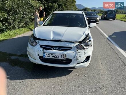 Білий Хендай Акцент, об'ємом двигуна 1.59 л та пробігом 169 тис. км за 2500 $, фото 1 на Automoto.ua