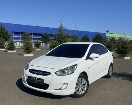 Белый Хендай Акцент, объемом двигателя 1.4 л и пробегом 163 тыс. км за 7300 $, фото 1 на Automoto.ua