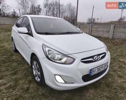 Білий Хендай Акцент, об'ємом двигуна 1.4 л та пробігом 111 тис. км за 7600 $, фото 1 на Automoto.ua