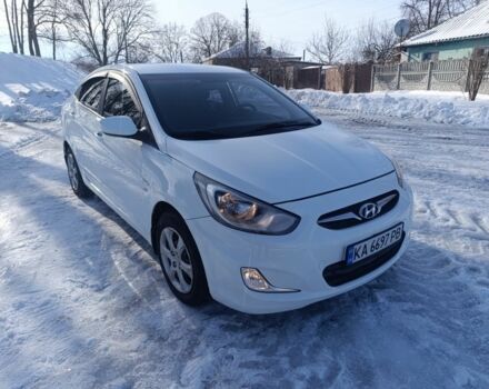 Белый Хендай Акцент, объемом двигателя 1.6 л и пробегом 164 тыс. км за 7650 $, фото 1 на Automoto.ua