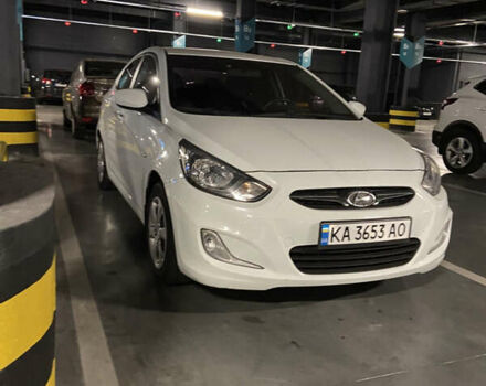 Білий Хендай Акцент, об'ємом двигуна 1.4 л та пробігом 114 тис. км за 7800 $, фото 1 на Automoto.ua