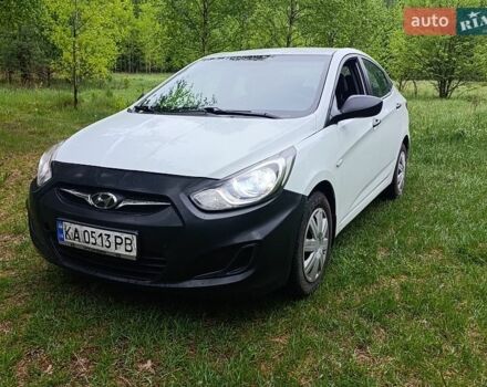 Белый Хендай Акцент, объемом двигателя 1.4 л и пробегом 222 тыс. км за 4777 $, фото 1 на Automoto.ua