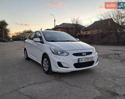 Білий Хендай Акцент, об'ємом двигуна 1.4 л та пробігом 199 тис. км за 6900 $, фото 1 на Automoto.ua