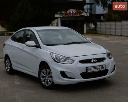 Белый Хендай Акцент, объемом двигателя 1.4 л и пробегом 54 тыс. км за 9200 $, фото 1 на Automoto.ua