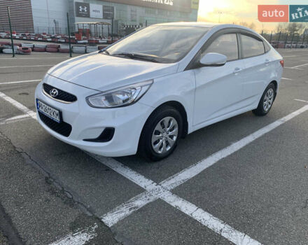 Белый Хендай Акцент, объемом двигателя 1.4 л и пробегом 111 тыс. км за 9500 $, фото 1 на Automoto.ua