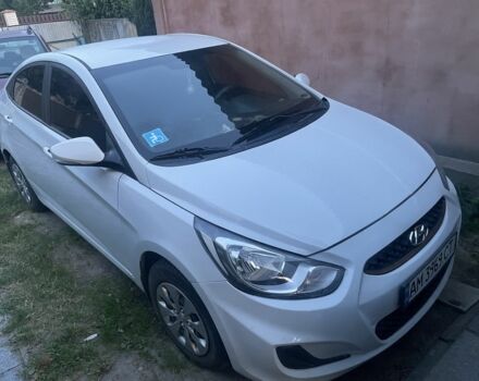 Белый Хендай Акцент, объемом двигателя 1.4 л и пробегом 134 тыс. км за 7500 $, фото 1 на Automoto.ua