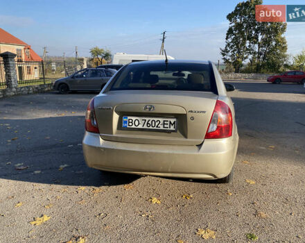 Хендай Акцент 2008 в Тернополе на Automoto.ua Бежевый Хендай Акцент, объемом двигателя 1.4 л и пробегом 305 тыс. км за 4000 $, фото 5 на Automoto.ua