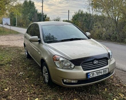 Бежевый Хендай Акцент, объемом двигателя 1.4 л и пробегом 159 тыс. км за 4200 $, фото 5 на Automoto.ua