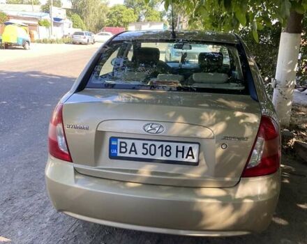 Бежевый Хендай Акцент, объемом двигателя 1.49 л и пробегом 320 тыс. км за 6200 $, фото 1 на Automoto.ua