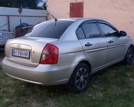 Бежевый Хендай Акцент, объемом двигателя 1.49 л и пробегом 187 тыс. км за 4400 $, фото 3 на Automoto.ua