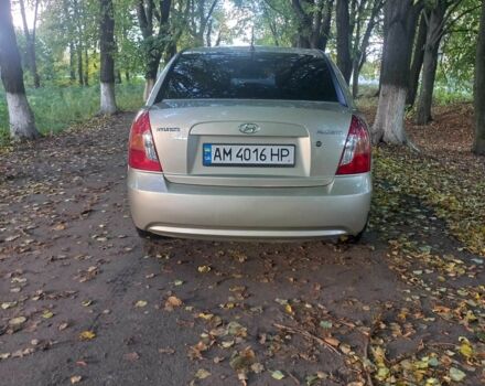 Бежевый Хендай Акцент, объемом двигателя 1.4 л и пробегом 192 тыс. км за 5200 $, фото 10 на Automoto.ua