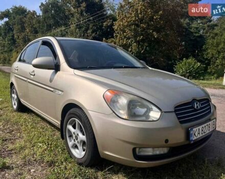 Бежевый Хендай Акцент, объемом двигателя 1.6 л и пробегом 173 тыс. км за 5700 $, фото 1 на Automoto.ua
