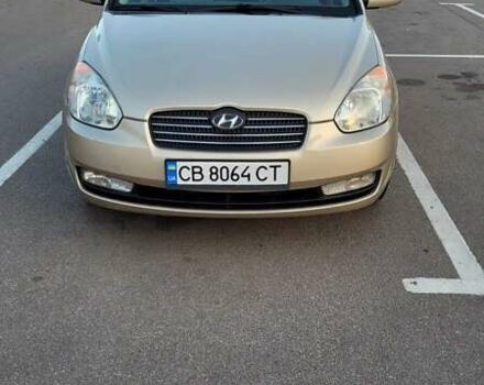 Бежевый Хендай Акцент, объемом двигателя 1.4 л и пробегом 120 тыс. км за 5350 $, фото 6 на Automoto.ua