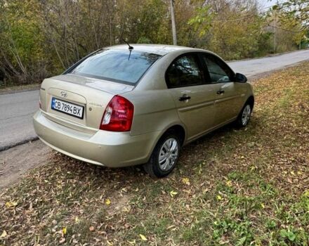 Бежевый Хендай Акцент, объемом двигателя 1.4 л и пробегом 159 тыс. км за 4200 $, фото 2 на Automoto.ua