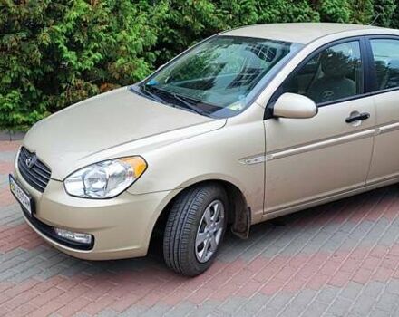 Бежевый Хендай Акцент, объемом двигателя 1.4 л и пробегом 58 тыс. км за 5700 $, фото 2 на Automoto.ua