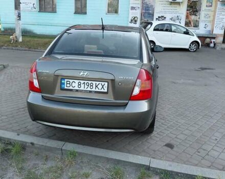 Бежевый Хендай Акцент, объемом двигателя 1.4 л и пробегом 162 тыс. км за 4400 $, фото 4 на Automoto.ua