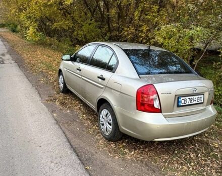 Бежевый Хендай Акцент, объемом двигателя 1.4 л и пробегом 159 тыс. км за 4200 $, фото 3 на Automoto.ua