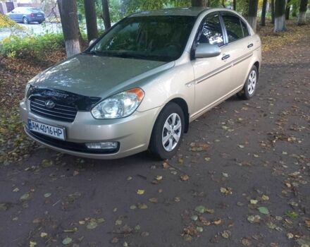 Бежевый Хендай Акцент, объемом двигателя 1.4 л и пробегом 192 тыс. км за 5200 $, фото 11 на Automoto.ua