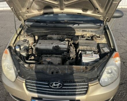 Бежевый Хендай Акцент, объемом двигателя 1.4 л и пробегом 216 тыс. км за 4750 $, фото 13 на Automoto.ua