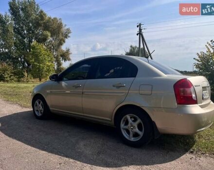 Бежевый Хендай Акцент, объемом двигателя 1.6 л и пробегом 173 тыс. км за 5700 $, фото 3 на Automoto.ua