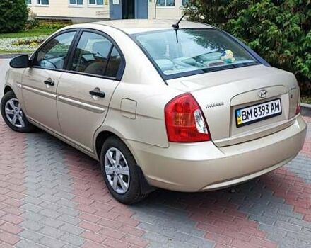 Бежевый Хендай Акцент, объемом двигателя 1.4 л и пробегом 58 тыс. км за 5700 $, фото 7 на Automoto.ua