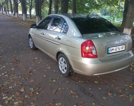 Бежевый Хендай Акцент, объемом двигателя 1.4 л и пробегом 192 тыс. км за 5200 $, фото 2 на Automoto.ua