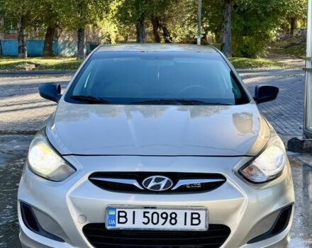 Бежевый Хендай Акцент, объемом двигателя 1.4 л и пробегом 190 тыс. км за 5750 $, фото 1 на Automoto.ua