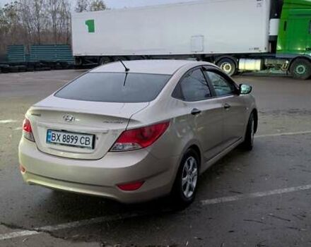 Бежевый Хендай Акцент, объемом двигателя 1.4 л и пробегом 171 тыс. км за 6800 $, фото 2 на Automoto.ua