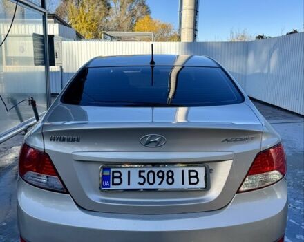 Бежевый Хендай Акцент, объемом двигателя 1.4 л и пробегом 190 тыс. км за 5750 $, фото 4 на Automoto.ua