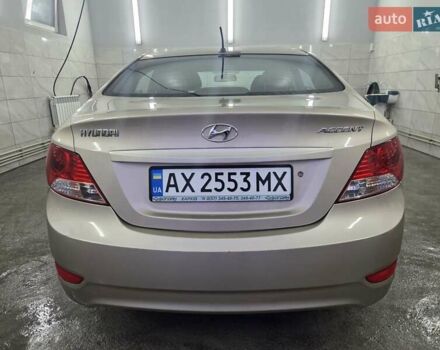 Бежевый Хендай Акцент, объемом двигателя 1.4 л и пробегом 93 тыс. км за 6850 $, фото 7 на Automoto.ua