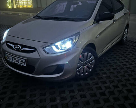 Бежевый Хендай Акцент, объемом двигателя 1.4 л и пробегом 176 тыс. км за 7000 $, фото 1 на Automoto.ua