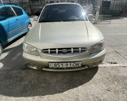 Бежевий Хендай Акцент, об'ємом двигуна 1.6 л та пробігом 257 тис. км за 1500 $, фото 1 на Automoto.ua