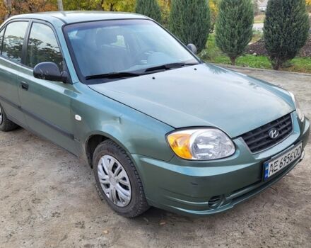 Бежевый Хендай Акцент, объемом двигателя 1.3 л и пробегом 250 тыс. км за 2000 $, фото 1 на Automoto.ua