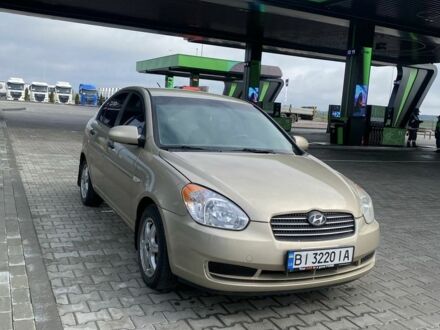 Бежевый Хендай Акцент, объемом двигателя 1.5 л и пробегом 340 тыс. км за 4400 $, фото 1 на Automoto.ua