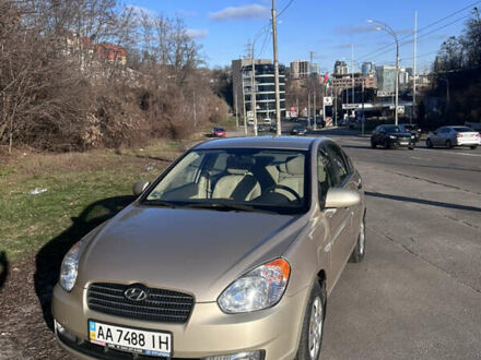 Бежевый Хендай Акцент, объемом двигателя 1.4 л и пробегом 104 тыс. км за 5200 $, фото 1 на Automoto.ua