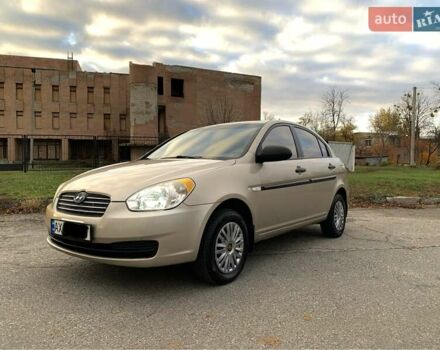 Бежевый Хендай Акцент, объемом двигателя 1.4 л и пробегом 163 тыс. км за 5300 $, фото 1 на Automoto.ua