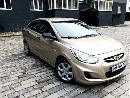 Бежевый Хендай Акцент, объемом двигателя 1.4 л и пробегом 40 тыс. км за 9100 $, фото 1 на Automoto.ua