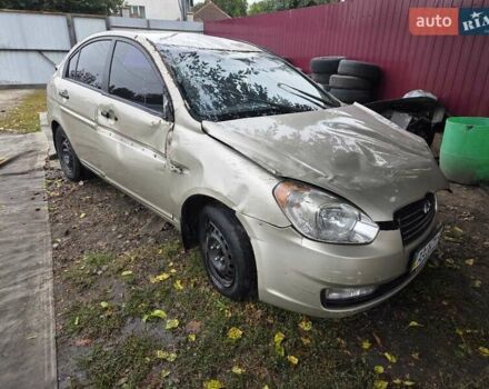 Бежевый Хендай Акцент, объемом двигателя 1.59 л и пробегом 150 тыс. км за 1200 $, фото 1 на Automoto.ua